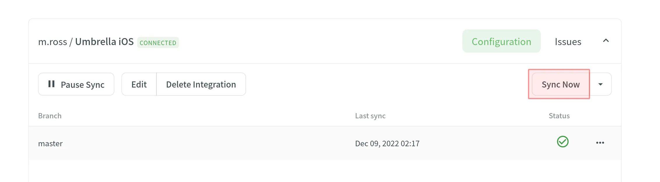 Bitbucket Sync Now